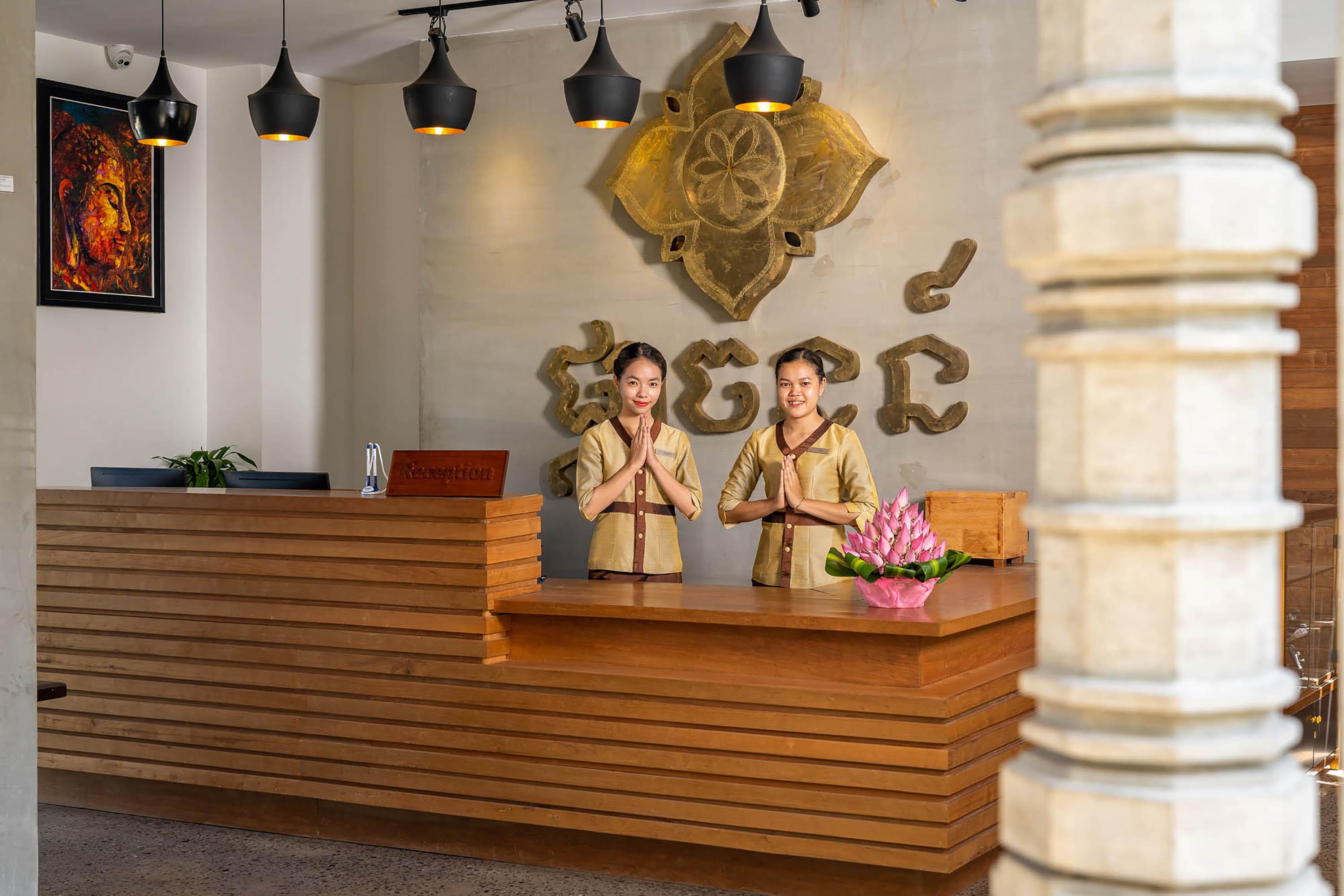 Phka Chan Hotel Siem Reap Bagian luar foto